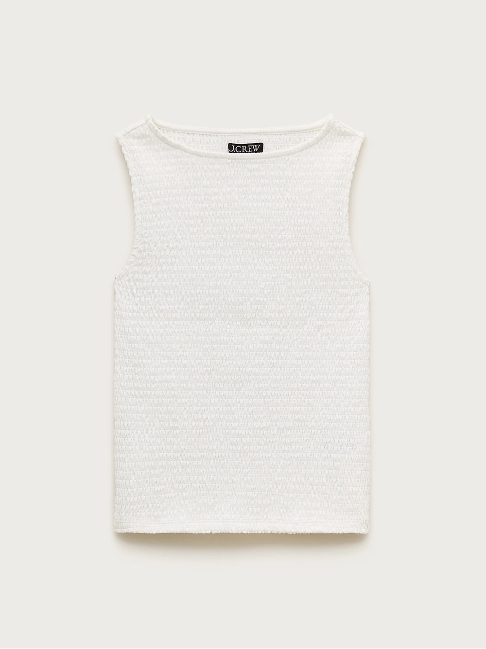 J Crew Smocked shell tank top